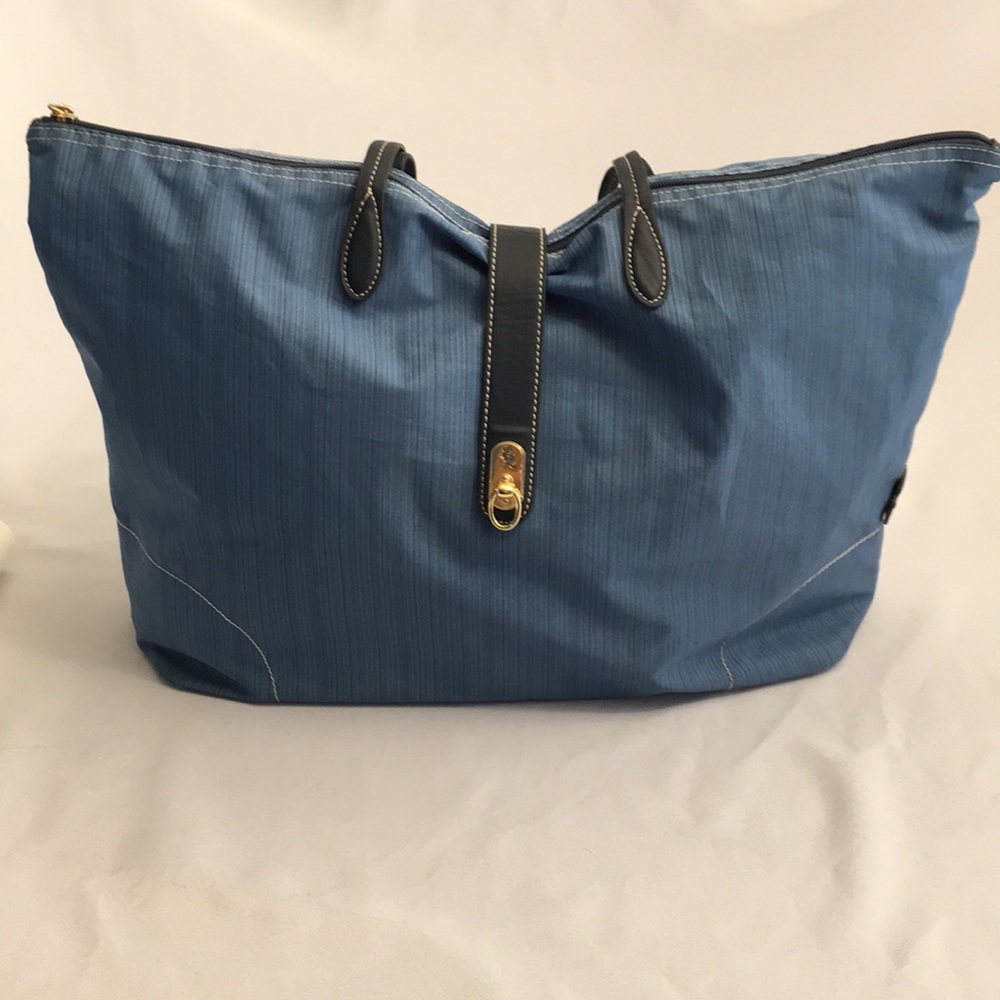 The Lovesac Tote Blue w/ Black